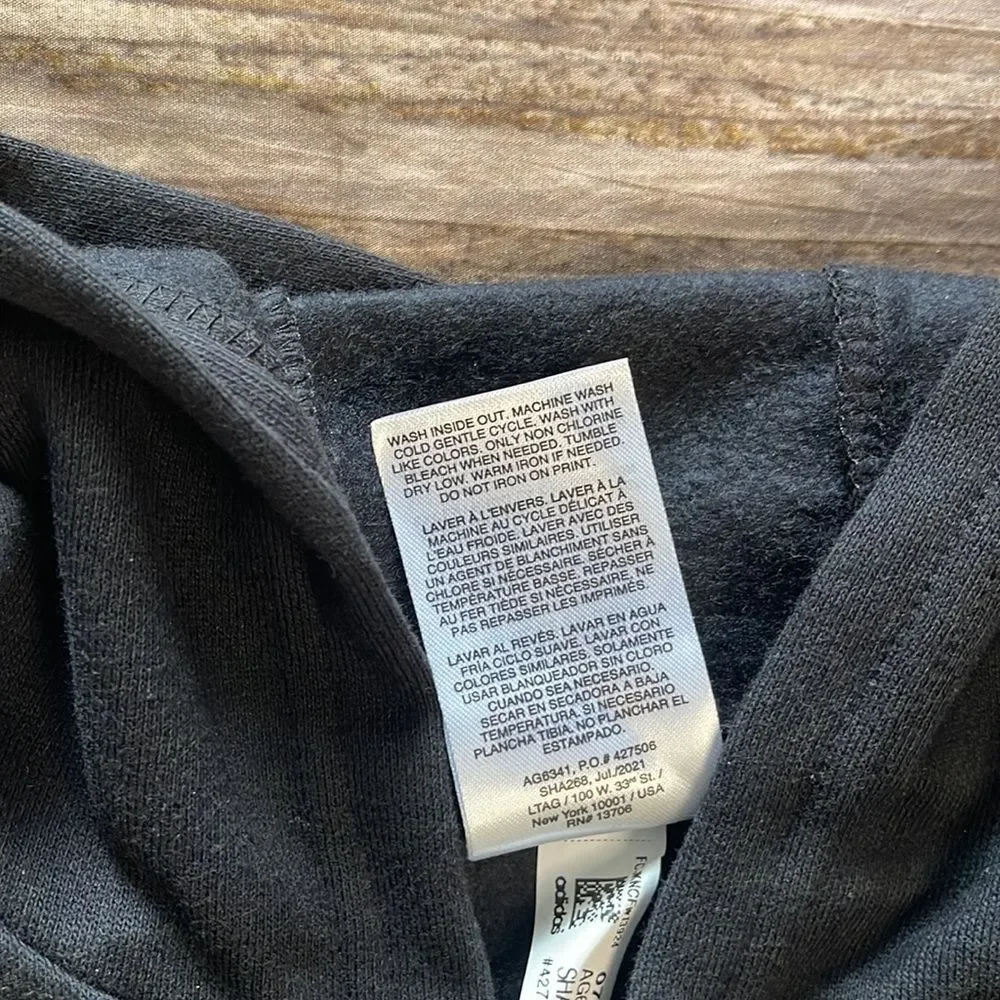 Adidas Little Boys Zip Front Essential Fleece Hoodie and Jogger - Picture 8 of 16